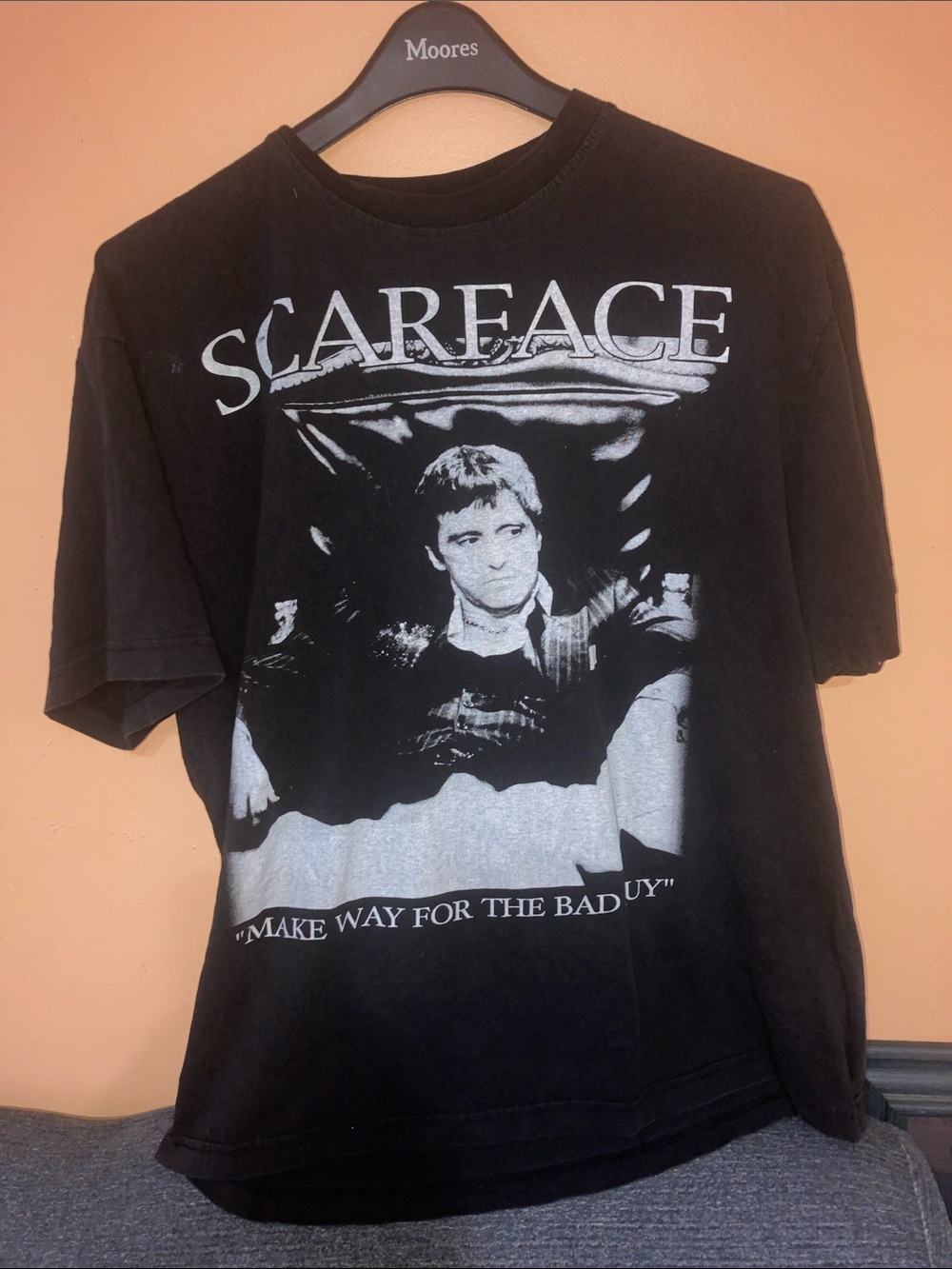 Vintage and excellent shape Scarface Black Graphic Tee - rock it